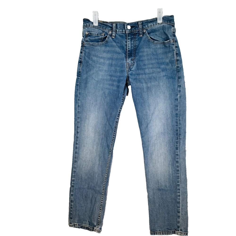Levi's 511 Men's Jeans 32x30 Blue Denim Slim Fit Tapered Leg Stretch Zip Fly